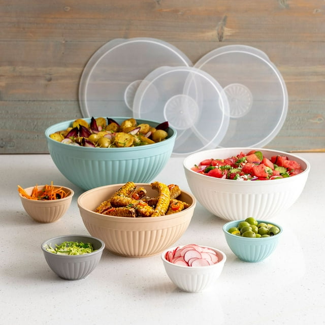 Nordic Ware 10-Piece Microwavable Bowl Set with Covers