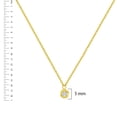thumbnail image 6 of Diamond Cut Bezel Necklace in 14K Gold, 6 of 6