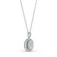 thumbnail image 2 of 0.60 CT. T.W. Diamond Halo Pendant in 14K Gold, 2 of 4