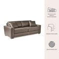 thumbnail image 3 of Member's Mark Harrison Leather Sofa, 3 of 11
