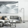 thumbnail image 7 of Globe Electric Barden Floor Lamp in Matte Black with Linen Shade and LED Bulb, 7 of 9