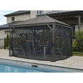 thumbnail image 5 of Sojag Mykonos Aluminum and Steel Gazebo, Dark Gray, Various Sizes, 5 of 9