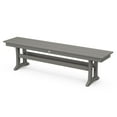 thumbnail image 5 of POLYWOOD Gulf Shores Farmhouse Trestle Dining Set, 6pc, 5 of 9