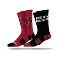 thumbnail image 1 of Arizona Cardinals Adult 2-Pack Crew Socks, 1 of 3