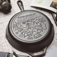 thumbnail image 2 of Lodge 12-Inch Seasoned Cast Iron Skillet, USA Icons, 2 of 4