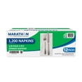 thumbnail image 1 of Marathon 1/8 Fold 2-Ply White Dinner Napkin, 12 pks., 100 napkins/pk., 1 of 8