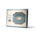 thumbnail image 1 of YouTheFan North Carolina Tar Heels 17"x13" 3D 5 Layer Stadium View Wall Art, 1 of 5