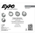 thumbnail image 2 of Expo Dry Erase Markers, Assorted Colors, Pack of 18, 2 of 4