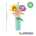 thumbnail image 3 of Brickcraft Bricktanicals Blush & Blooms Flower Bouquet Building Kit, 3 of 6