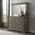 thumbnail image 1 of Society Den Paterson 10-Drawer Dresser and Mirror in Grey, 1 of 8