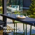 thumbnail image 7 of Mirador 5' x 10' Aluminum Grill Pergola w/ Louvered Roof & Bar Table, 7 of 10