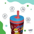 thumbnail image 5 of Zak Designs 12-oz. Stainless Steel Double-Wall Tumbler for Kids with Straw, 2-Piece Set, 5 of 6