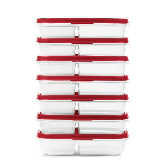 Rubbermaid glass easy find lids 14セット Rubbermaid 14-Piece Easy Find Lids Meal Prep Food Storage