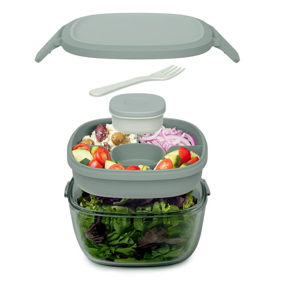 Bentgo All-in-One Tinted Glass Salad Container