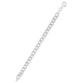 thumbnail image 2 of High Polish Cable Chain Bracelet in Sterling Silver, 2 of 6