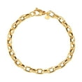 thumbnail image 1 of Oval Link Rolo Chain Bracelet in 14K Gold, 1 of 6