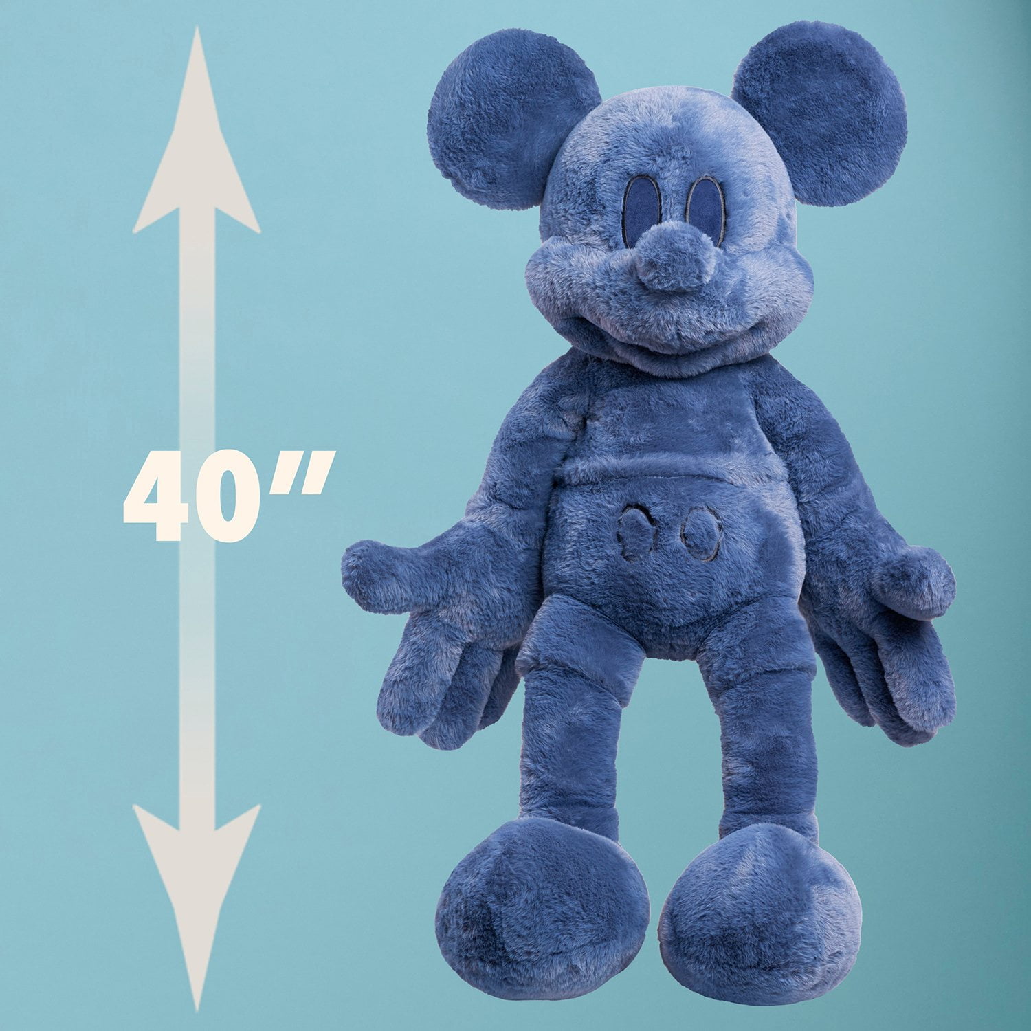 Disney Classic Mickey Mouse MK Monochromatic Jumbo Plush
