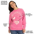 thumbnail image 5 of Character Women's Valentine's Day Crew Neck Sweatshirt, 5 of 6