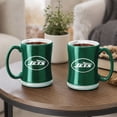 thumbnail image 5 of Logo Brands New York Jets 14oz Relief Mug Set, 5 of 5