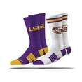 thumbnail image 1 of LSU Tigers Adult 2-Pack Crew Socks, 1 of 3
