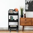 thumbnail image 7 of Seville Classics 3-Tier Steel Cart, 16.7" W x 13.9" D x 34.9" H, 7 of 7