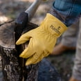 thumbnail image 5 of Plainsman Premium Cabretta Tan Leather Gloves, 2 Pairs, 5 of 5