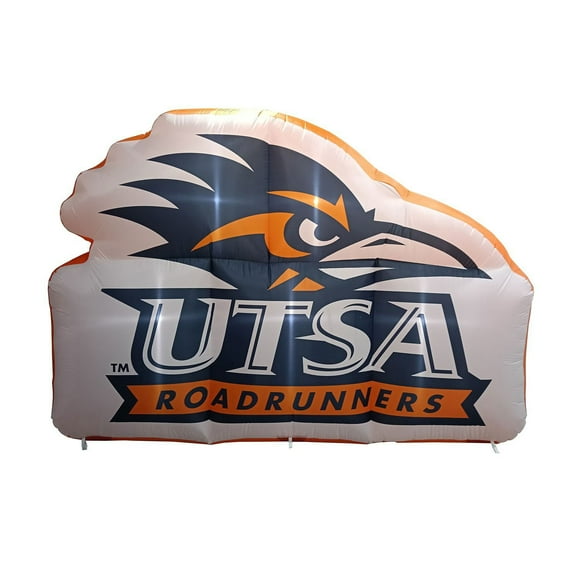 Logo Brands Texas - San Antonio Roadrunners Pre-Lit 7’x10’ Team Inflatable