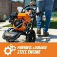 thumbnail image 5 of Genmax 3200 PSI 2.5 GPM Gas Powered Pressure Washer With 5 Quick Connect Nozzles, 5 of 8