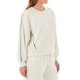 thumbnail image 3 of Member's Mark Women's Sandwash Front Seam Piping Crewneck Sweatshirt, 3 of 8