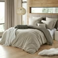 thumbnail image 1 of Modern Prewashed Crinkle Reversible Duvet Cover Set, Assorted Sizes, 1 of 5