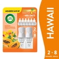 thumbnail image 1 of Air Wick Plug In Scented Oil Air Freshener, Hawaii Exotic Papaya & Hibiscus Flower, 2 warmers + 8 refills, 1 of 11
