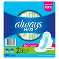 thumbnail image 10 of Always Maxi Long Pads, Unscented, Size 2, 90 ct., 10 of 10