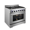 thumbnail image 3 of NXR 5.5 cu. ft. Freestanding Liquid Propane Range with Convection Oven, 3 of 7