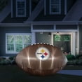 thumbnail image 3 of Logo Brands Pittsburgh Steelers Pre-Lit 10'x6' Inflatable Football, 3 of 6
