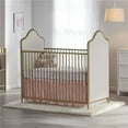 thumbnail image 3 of Little Seeds Piper Upholstered Metal Crib (Choose Your Color), 3 of 9