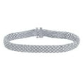 thumbnail image 1 of 2.96CT. T.W. Round Cut Mesh Diamond Bracelet in 14K Gold, 1 of 6