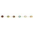 thumbnail image 2 of Multi Gemstone Station Necklace in 14 Karat Yellow Gold, 2 of 5