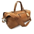 thumbnail image 2 of Genuine Leather Travel Bag- Dark Brown, 2 of 2