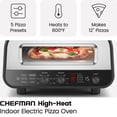 thumbnail image 2 of Chefman High-Heat Indoor Pizza Oven, 800°F Max Temp for 12" Homemade Pizza, 2 of 9
