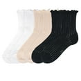 thumbnail image 2 of Hue Women's 6-Pack Sheer Rib Ankle Sock, 2 of 4