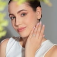 thumbnail image 4 of Lab Created Elongated Cushion Cut Diamond Ring in 18K Gold, 4 of 5