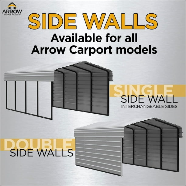 Arrow 20' x 20' x 9' Carport - Samsclub.com