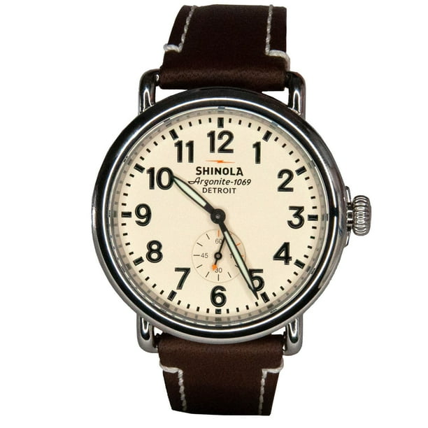 Shinola Runwell Quartz Leather Watch, 41mm - Samsclub.com