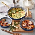 thumbnail image 3 of Member's Mark 3-Piece Modern Ceramic Fry Pan Set, Assorted Colors, 3 of 5