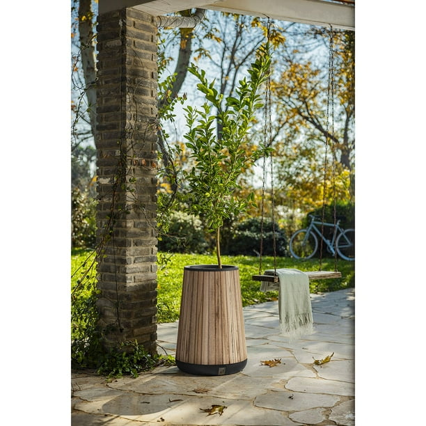 Keter Signature Collection 20' Resin Round Conic Tall Planter