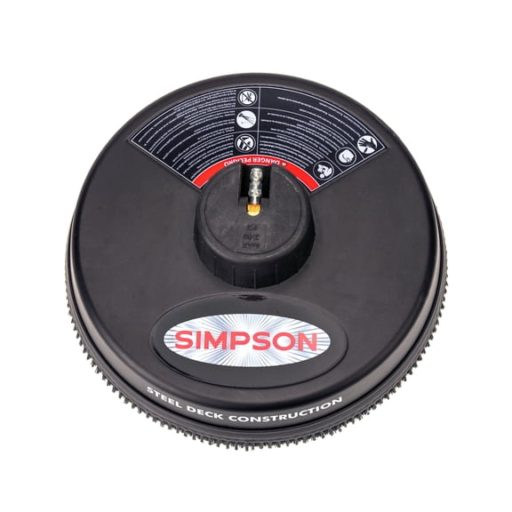 SIMPSON Universal 15” Surface Cleaner for CW Pressure Washers, Rated Up to 3700 PSI