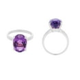 thumbnail image 5 of Solitaire Oval Gemstone Ring in 14K Gold, 5 of 5