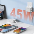 thumbnail image 3 of Tech Squared 45W Power Adapter with Retractable Cable, 3 of 5