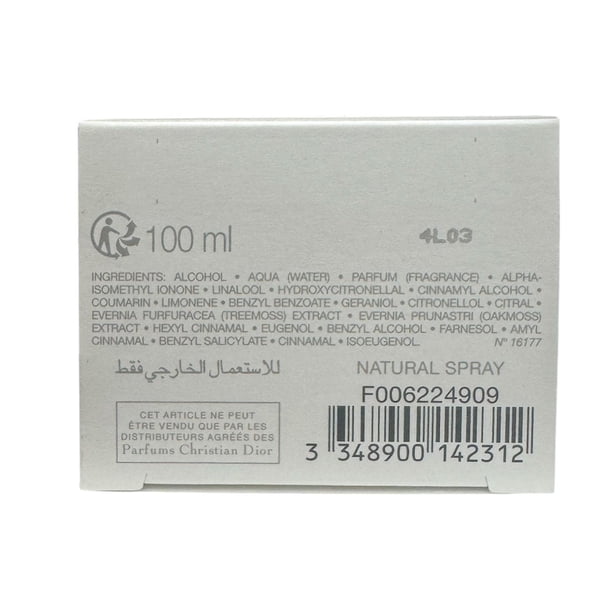 Christian Dior Miss Dior Eau de Toilette Originale, 3.4oz
