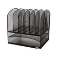 thumbnail image 1 of Safco Mesh Two & Six Combination Rack, Black, 1 of 10